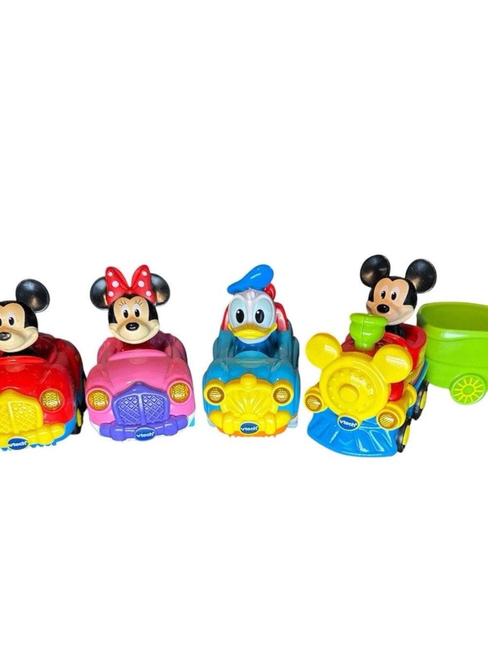 VTech Disney Pull-Along Vehicles Set - Multicolor (Mickey, Minnie, Donald)